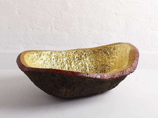 london craft week 2015 made of mayfair the new craftsmen Pedro da Costa Felgueiras, Gilded Cork Vessel - represented by The New Craftsmen