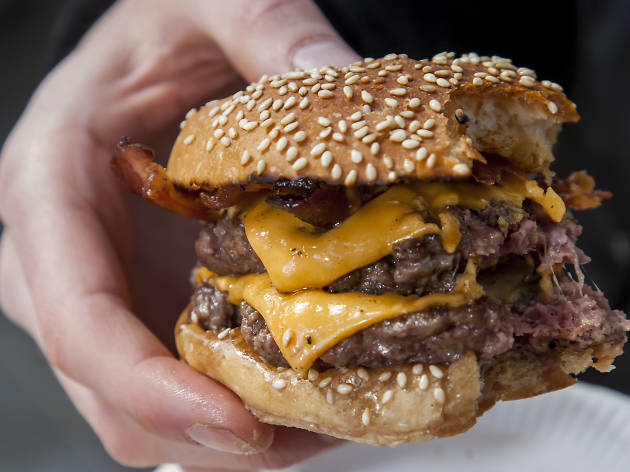 Bleecker St burger in Time Out's top 10 street food countdown Bleecker St burger in Time Out's top 10 street food countdown