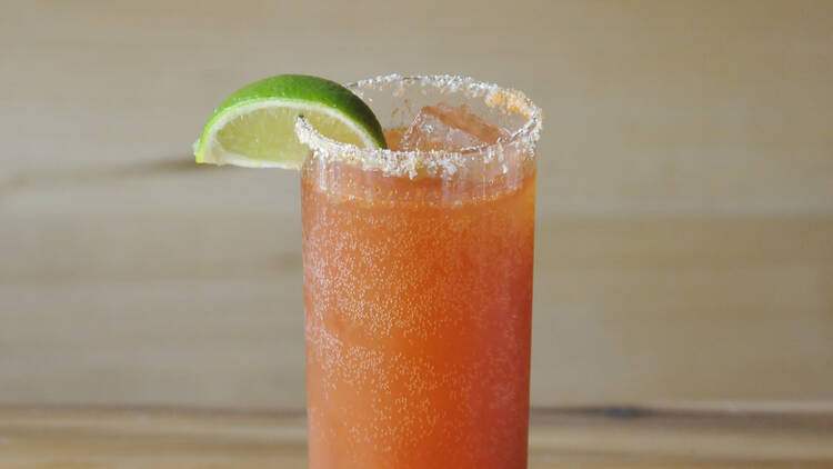 Chipotle michelada at Pearl & Ash