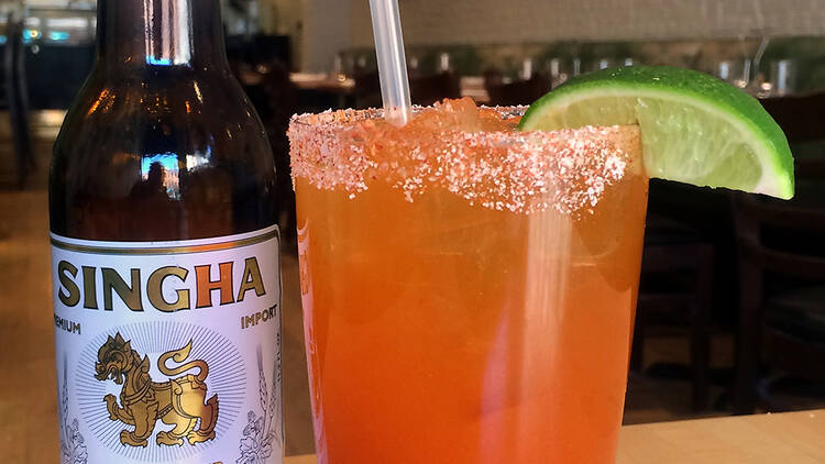 Rama michelada at Kin Shop