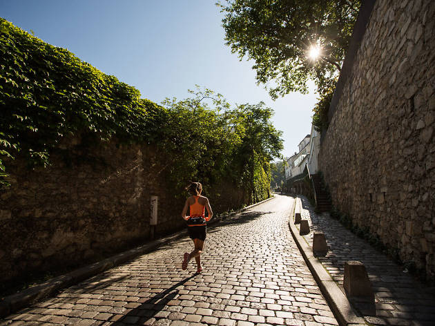 running running