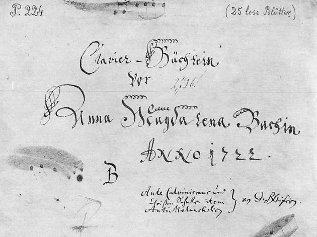 Anna Magdalena Bach notebook Anna Magdalena Bach notebook