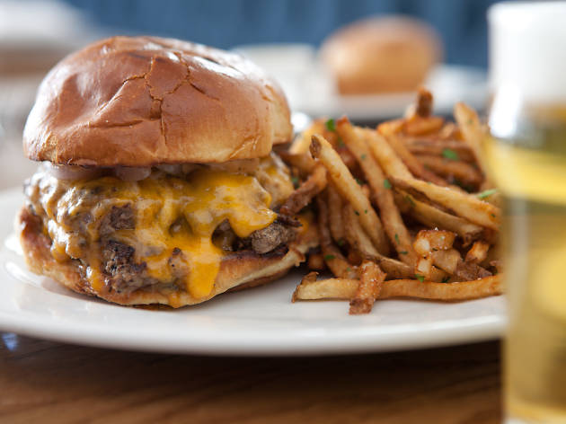 Double Cheeseburger at Community Tavern;