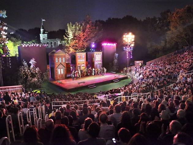 Delacorte Theater Seating Chart Central Park