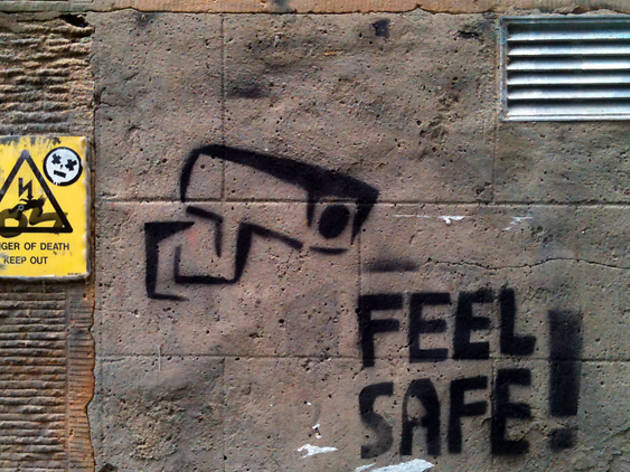 edinburgh street art cctv edinburgh street art cctv
