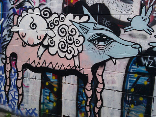 wolf sheep edinburgh street art wolf sheep edinburgh street art