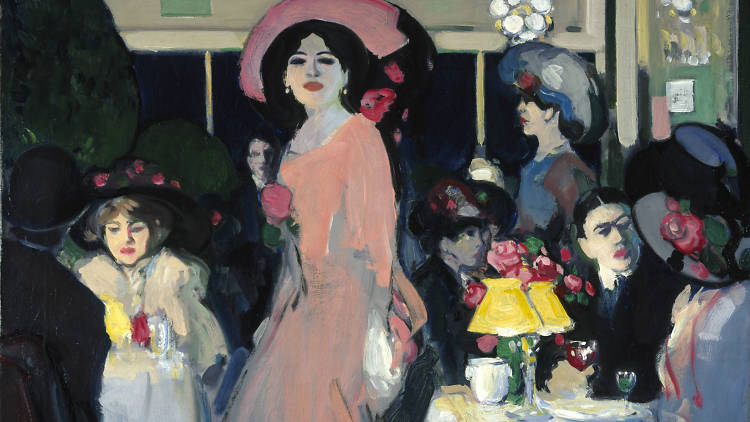 John Duncan Fergusson, 'La Terrasse, Café d'Harcourt', about 1908-1909