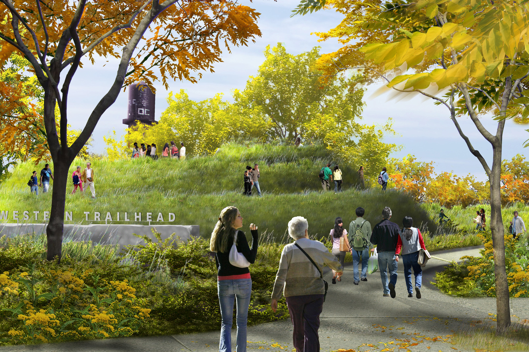 Logan Ridgeway Ridgeway Trailhead | Attractions in Logan Square, Chicago