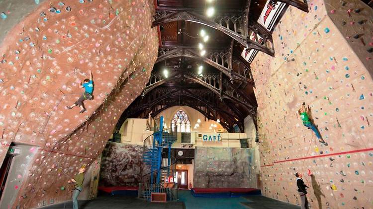 Glasgow climbing centre