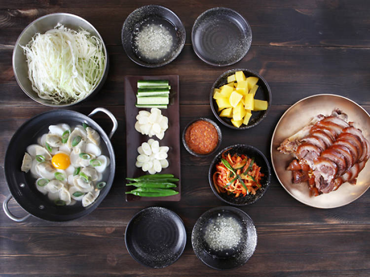 A world of Korean food