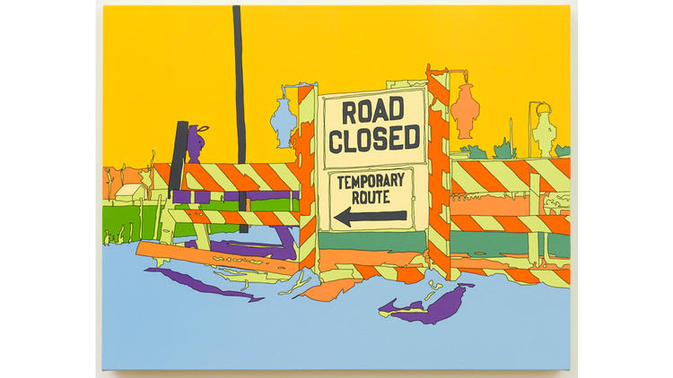 Arthur Rothstein: Detour sign, Chillicothe, Ohio, 2013