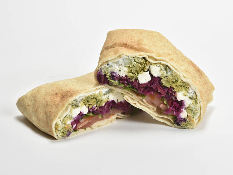 Falafel flat bread