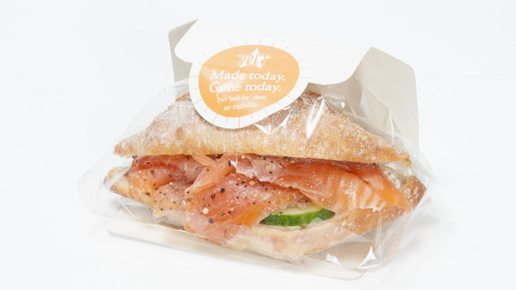 Smoked salmon & soft cheese