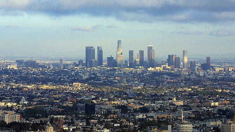 city, downtown LA