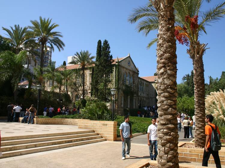 Explore the campus of Beirut’s most famous university