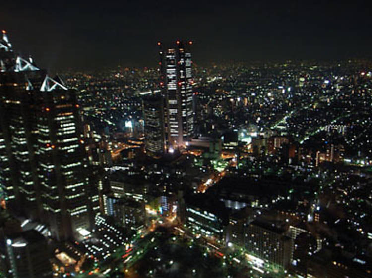 Gaze out over Tokyo, for free...