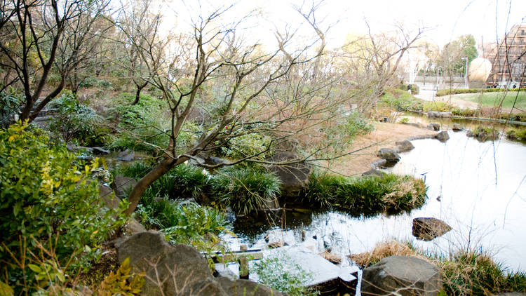 Relax in the green heart of Roppongi