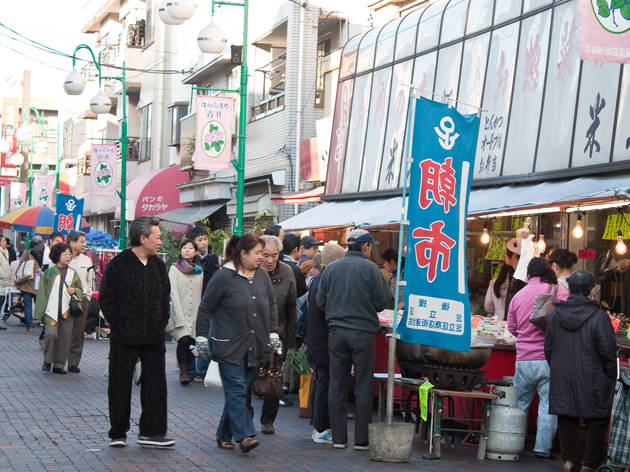 青井兵和通り商店街 朝市 青井兵和通り商店街 朝市