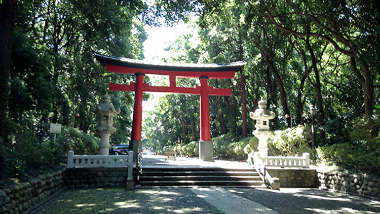 Take a breather at Omiya Hachimangu