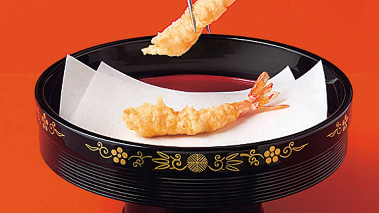 Snack on the best tempura...