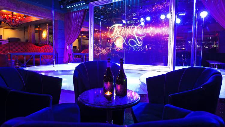 Experience a Japanese-style cabaret club