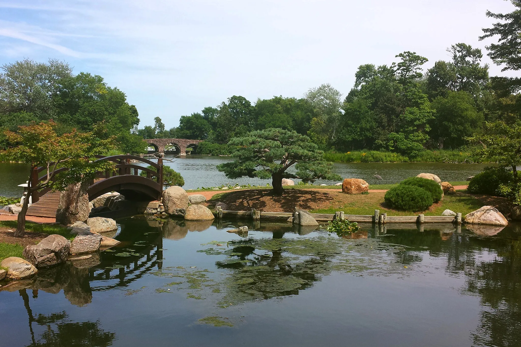 Moon Bridge, Osaka Garden ("Japanese Garden", Wooded Island, Jackson Park, Chicago