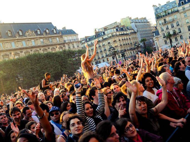 Have a night on the tiles at FNAC outside the Hotel de Ville