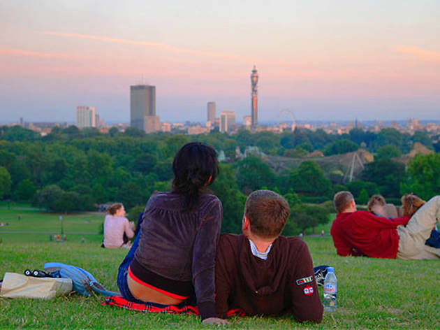 primrose hill, sunset