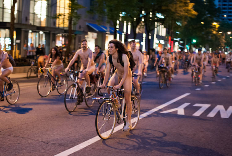 Get ready for the World Naked Bike Ride on Saturday