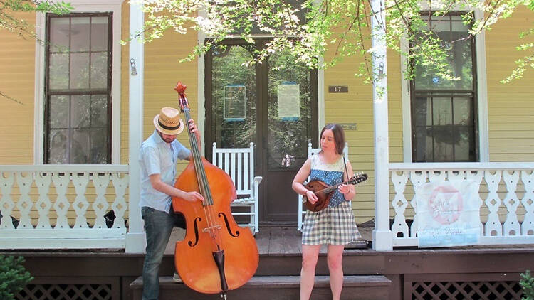 1–5pm Porch Stomp at Governors Island