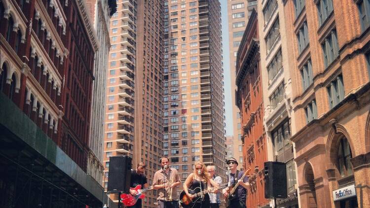 3–3:45pm Mass Appeal Klezmer Violins at Joe’s Pub Block Party, Astor Place at Lafayette Place