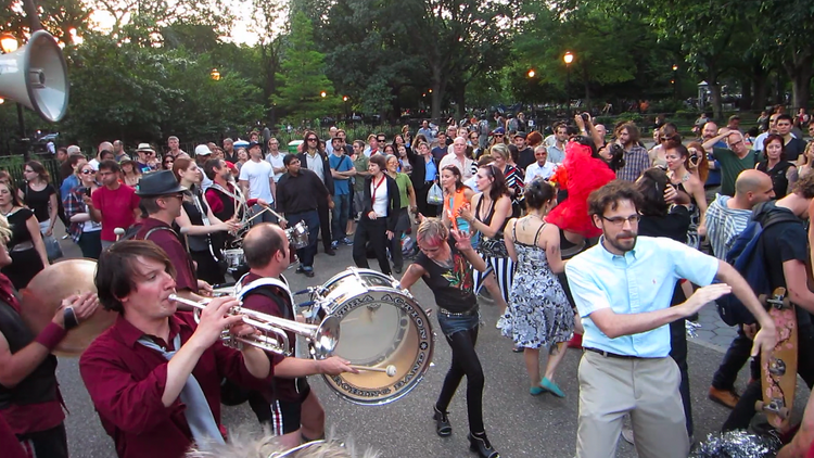 5–7pm Percussia: Echoing Drums at 40th Street MTA parking lot, Queens