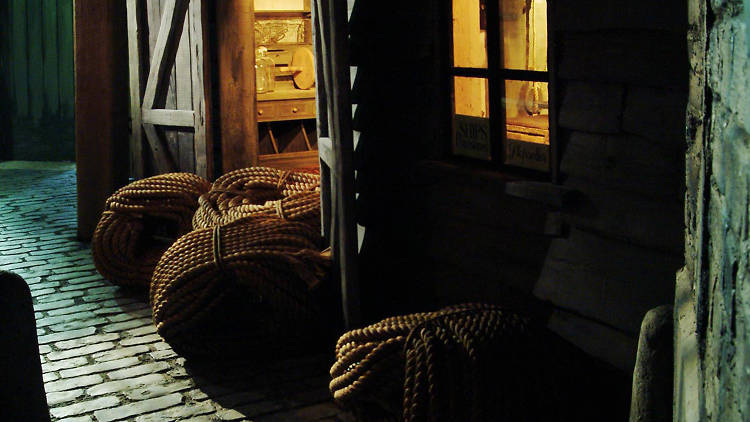 Visit the (deliberately) stinky streets and dark alleyways of Sailortown at the Museum of London Docklands