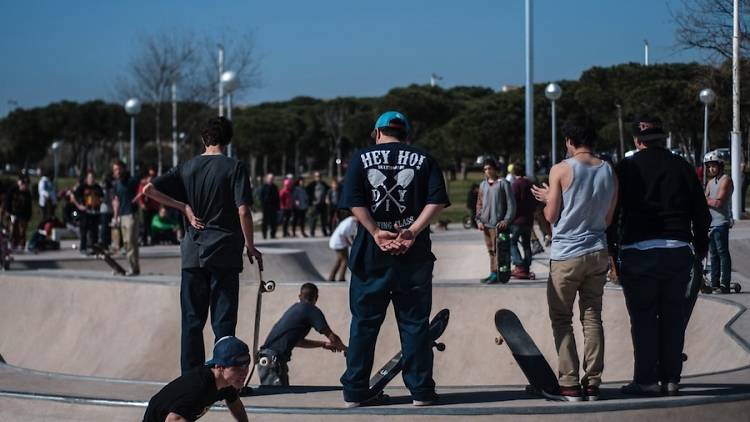 Las calles de la ciudad, ideales para patinar