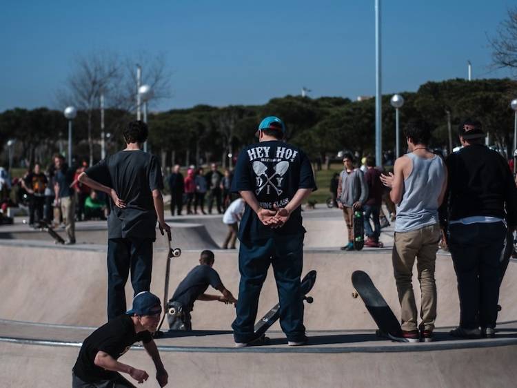 Las calles de la ciudad, ideales para patinar