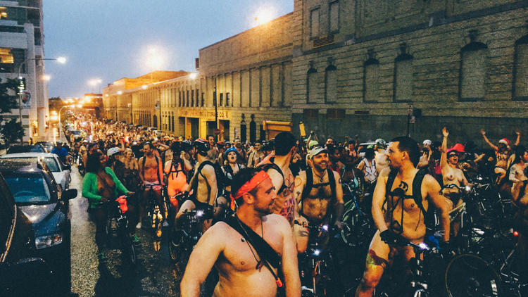 Photos from the World Naked Bike Ride 2015