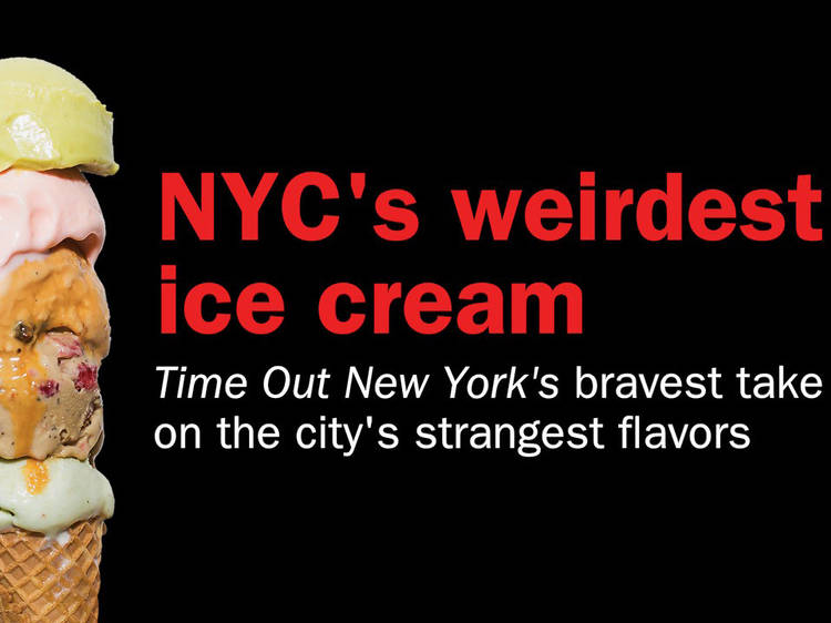 Watch a taste test of NYC’s weirdest ice cream flavors