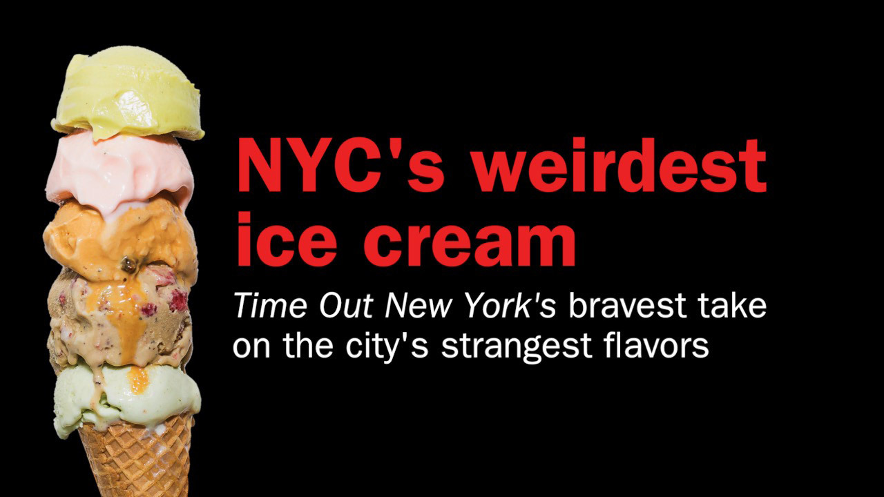 Watch NYC’s weirdest ice cream taste test