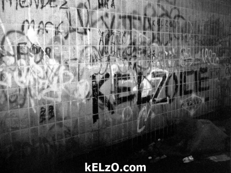 In the beginning: Kelzo and Icie, Hulme subways (1985) 