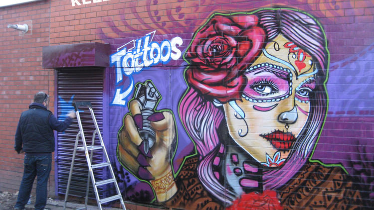 Tattoo parlour, Bolton (2013)