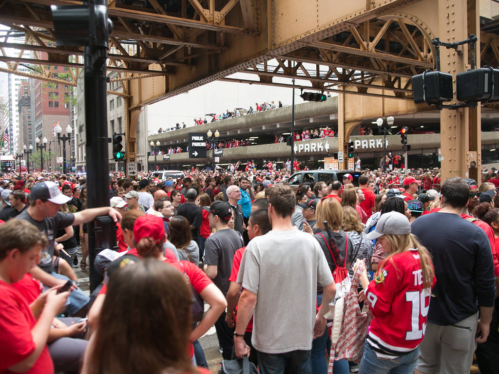 Photos From The Chicago Blackhawks Stanley Cup Parade