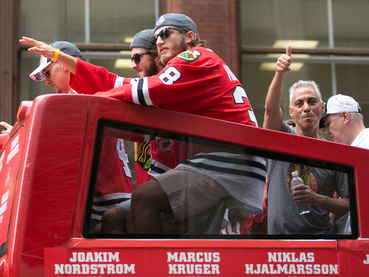 Photos: Blackhawks victory parade