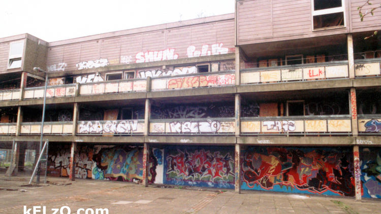 Our first hall of fame, Woodock Square, Hulme (1995)