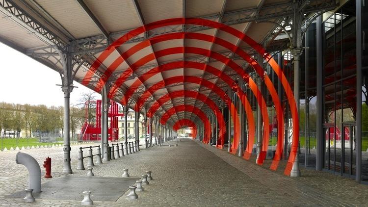 Felice Varini : La Villette en suites