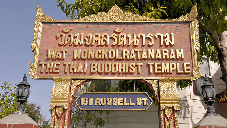 Thai Buddhist temple Wat Mongkolratanaram