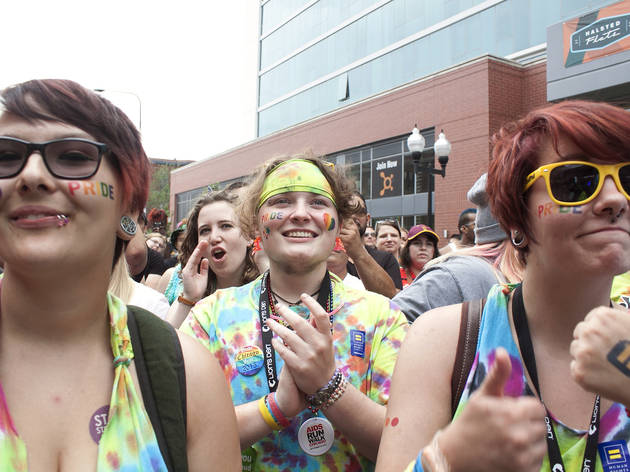 Chicago celebrates a month of gay pride with all its colors, June 21, 2015.