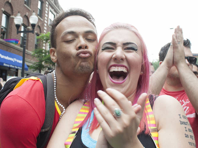 Chicago celebrates a month of gay pride with all its colors, June 21, 2015.