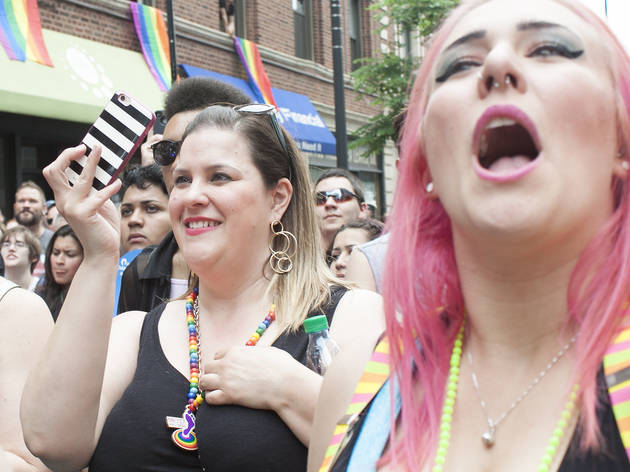 Chicago celebrates a month of gay pride with all its colors, June 21, 2015.