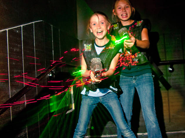 skating and laser tag near me