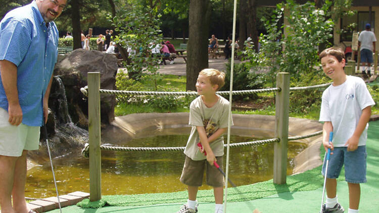 Mini golf at Flushing Meadows